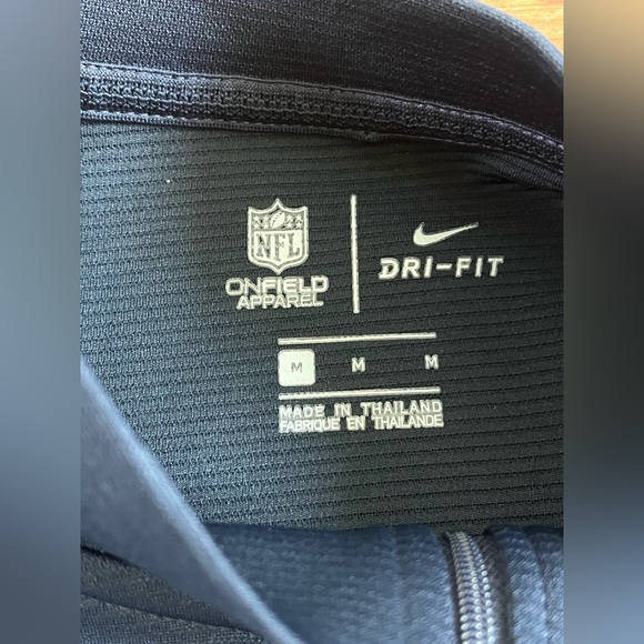 Nike Dri Fit Houston Texans On Field 1/4 Zip Pullover ‘Blue’ (size mens M) - Picture 6 of 10